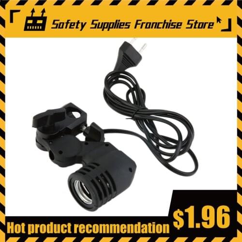 E27 Single Head Bulb Holder E27 Socket Flash Umbrella Bracket Photo Lighting Bulb Holder For Photography Studio US EU Plug