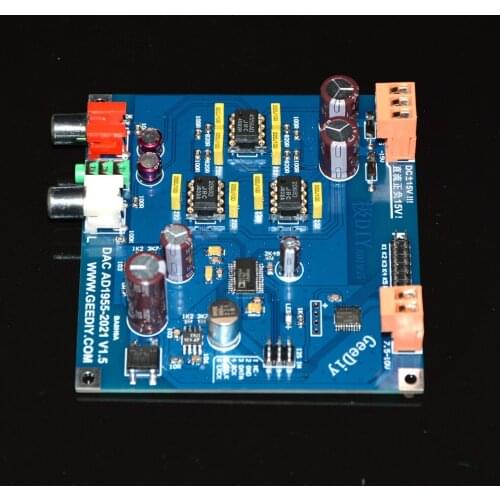 HIFI AD1955 DAC decoder I2S input 24bit 192K I2S LJ RJ