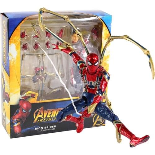 MAFEX 081 Iron Spider Spiderman Avengers Infinity War PVC Action Figure Collectible Model Toy