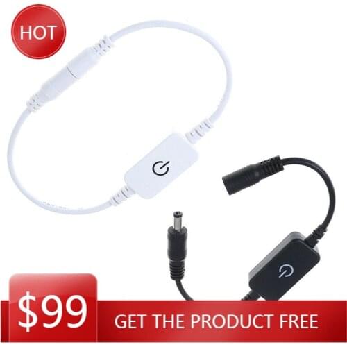 New Switch Control Adapter Touch Inline Dimmer For LED Strip Panel Lights DC YANTouch dimmer switch