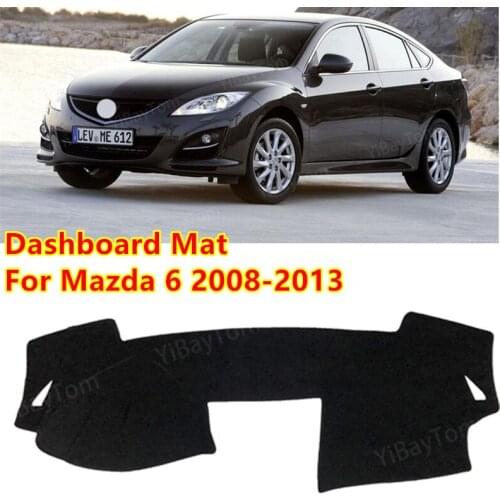 For Mazda 6 2008-2013 Anti-Slip Mat Sunshade Dashmat Protect Carpet Dashboard Cover Pad Accessories