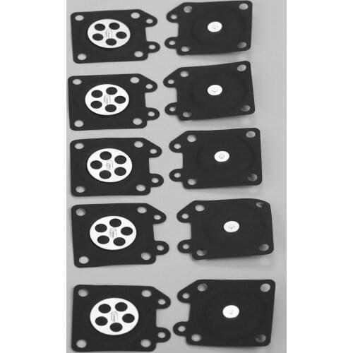 10Pcs Chainsaw Metering Diaphragm Assembly Carburetor Repair Kit for Walbro WA WTA WY WYJ WYK WYM WYP WZ Carburetor Parts