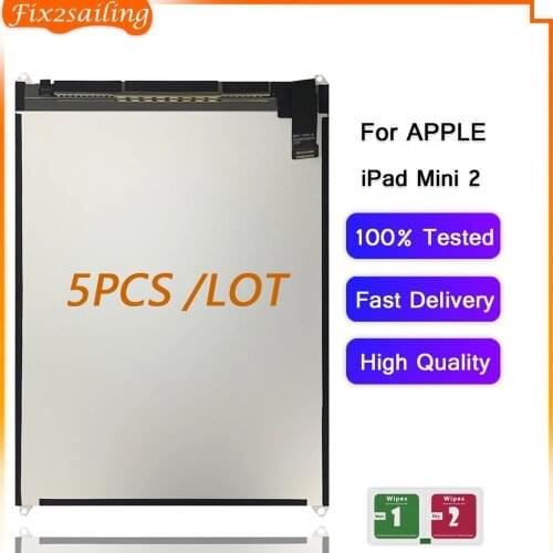 5pcs For Apple iPad mini 2 mini 3 A1489 A1490 A1491 A1599 A1600 LCD Display Digitizer Sensors Assembly Panel Replacement