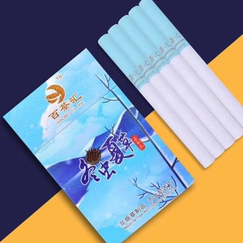 Quitte Smoke Artifact Black Devil Chocolate Flavor Cigarettes Made from Chinese Tea Cigarette Non-Tobacco Products No Nicotine