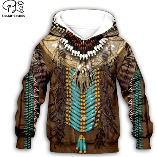Kids Baby Boy Girl Black Native Indian Lakota Skull print 3d Hoodies Tracksuit Children wear Set Cute Sweatshirts -5