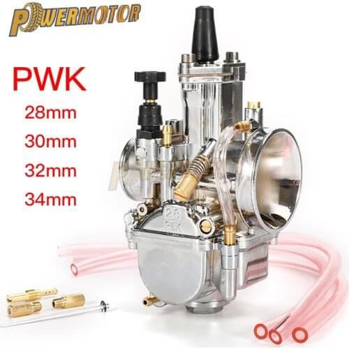 Universal PWK 28mm 30mm 32mm 34mm Carburetor 2T 4T Motorcycle Carburador For Mikuni Koso For ATV Suzuki Yamaha Honda Power Jet