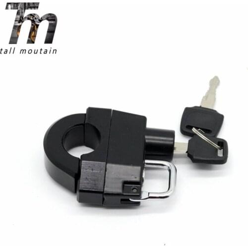 FOR HONDA VT VTX Motorcycle Universal 25mm Handlebars Helmet Lock Key Anti-thief Security Padlock Accessories