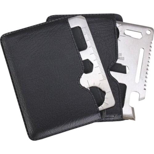 1pc Pocket Tool Credit Card 11 In 1 Portable Outdoor Camping Survival Multi-Tool Tourism Equipment