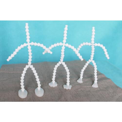 1pcs/lot Masckaszem exclusive 240x180mm hot sale New stand movable skeleton joint toy plush materials --style option
