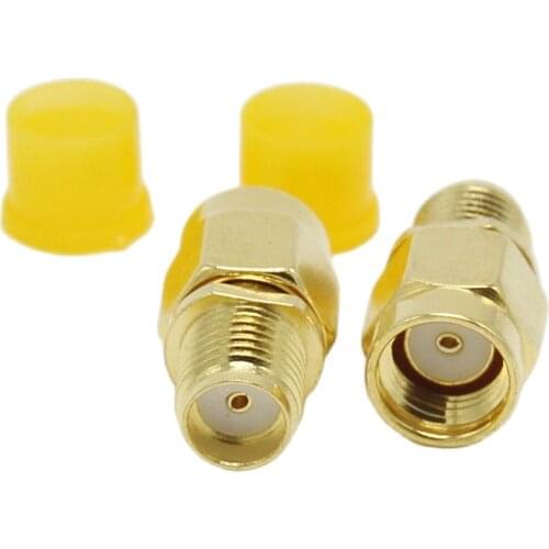 1pcs RP-SMA feMale Switch SMA Female Straight RF Connector Adapter sma female to sma female