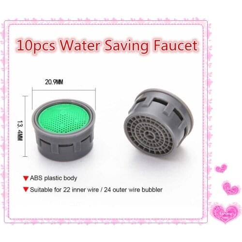 10pcs Water Saving Faucet Nozzle Faucet Aerator Water Saving Kitchen Bathroom Accessories Faucet Connector Shower christmas