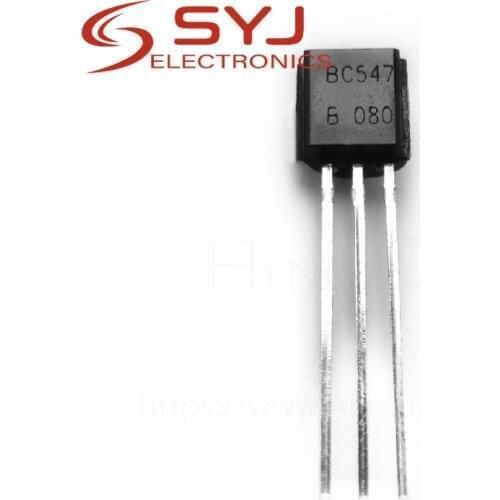 100pcs/lot BC547B BC547 547B TO-92 new original In Stock