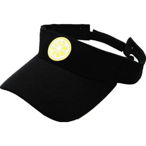 2020 new style Lemon fruit embroidery Visors Baseball Cap Adjustable Snapback cap for men and women 276