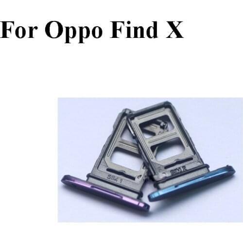Sim Card Slot Tray Card Holder For Oppo Find X FindX SIM card or Slot Deck or SD Card Mobile Phone Replacement