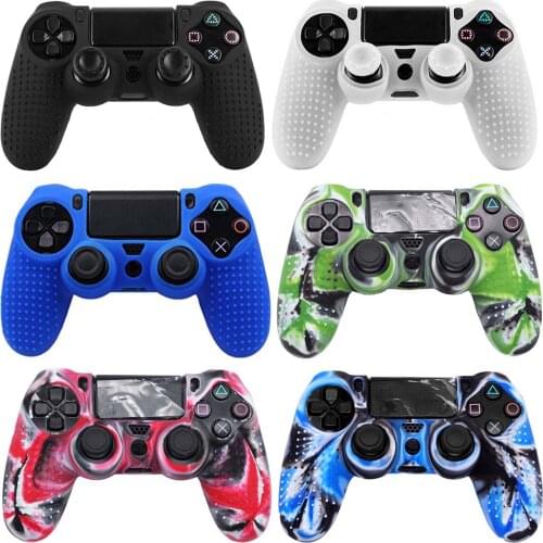 Bevigac Fashion Anti-Slip Dustproof Silicone Protective Case Cover for Sony PlayStation Play Station PS 4 PS4 Controller