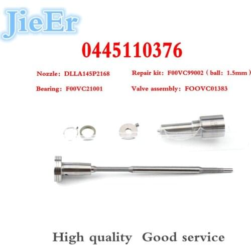 Common rail injector repair kits DLLA145P2168 FOOVC01383 F00VC21002 F00VC99002 for common rail injector 0445110376
