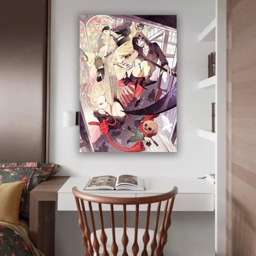 Angels of Death Anime Poster Canvas Painting Print Cuadros Art Wall Decoration Mural For Modern Home Living Room Decor