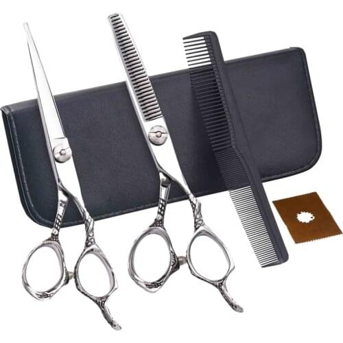 6 Inch Salon Professional Hair Cutting Tools Thinning Trimming Hairdressing Scissor Shears Barber Scissors Set
