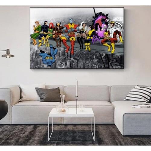 Superhero Poster Anime Marvel Canvas Painting Living Room Home Decoration Childrens Room Decoration Accessories Bedroom Mural