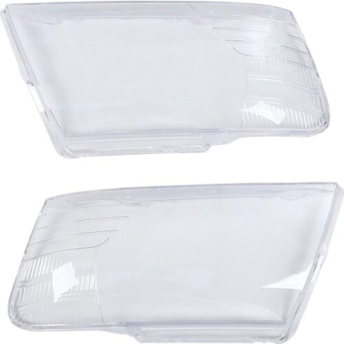 For MITSUBISHI Pajero V73 V75 V77 03-11 head light lamps Shell Transparent Lampshade Headlight Cover Lens Glass