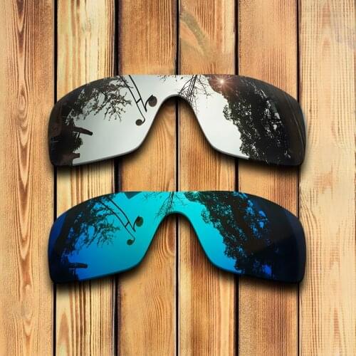100% Precisely Cut Polarized Replacement Lenses for Batwolf Sunglasses Chrome & Blue Combine Options