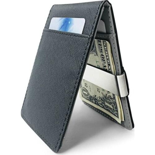RFID Super Slim Wallet Mini Credit Card Holder Wallet Automatically Small Purse Holders Men Wallets Thin Casual Cases Purse