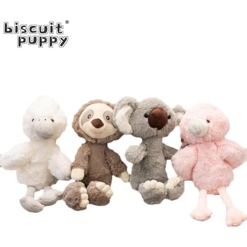 26cm Super Cute Koala Plush Toy Soft Simulation Sloth Plush Doll Nordic Style Pink Flamingo Toy Kawaii Animal Decor Pillow