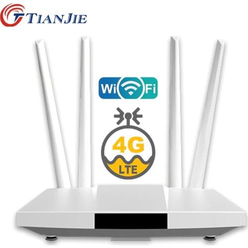 TIANJIE LM321 3G 4G Router GSM LTE home 4 antennas RJ45 LAN Modem 4g wifi hotspot 4G lte CPE wifi 4g router with sim card slot
