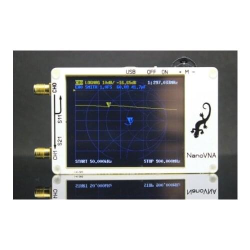 2.8 inch LCD NanoVNA VNA HF VHF UHF UV Vector Network Analyzer Antenna Analyzer + PC Software + Battery