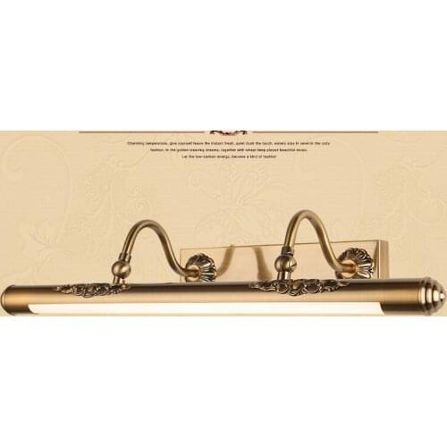 9W Waterproof Mirror Light 50cm Hotel Home Preferred Bathroom Wall Lamp Led American Bedchamber Mirror Sconce Painting Lighting