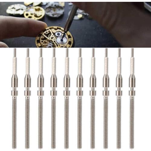 10pcs 8200 Watch Movement Winding Stem Extender Replacement Watch Repairing Accessories Watch Parts for Watchmakers