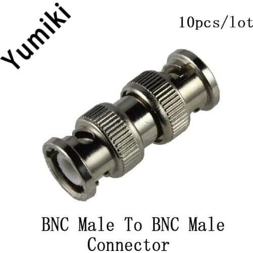 10pcs/lot CCTV BNC Double Male Adapter,BNC Male to BNC Male Connector for CCTV