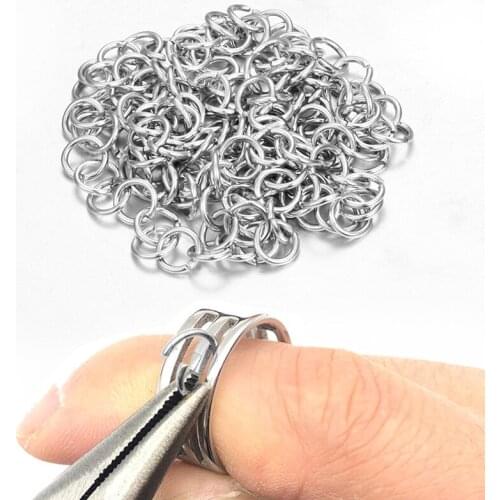 200Pcs/lot Open Jump Ring Split Rings For Necklace Bracelet Jewelry Making Earring Lobster Clasp Accessories 3/4/5/6/7/8/9/10mm