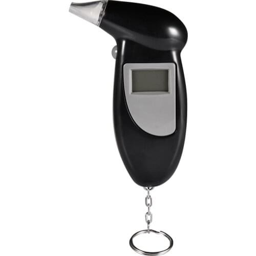 Alcohol Tester Safe Digital Portable 5 Mouthpieces Breathalyzer alcometer ,Alcotest remind driver safety in roadway diagnostic