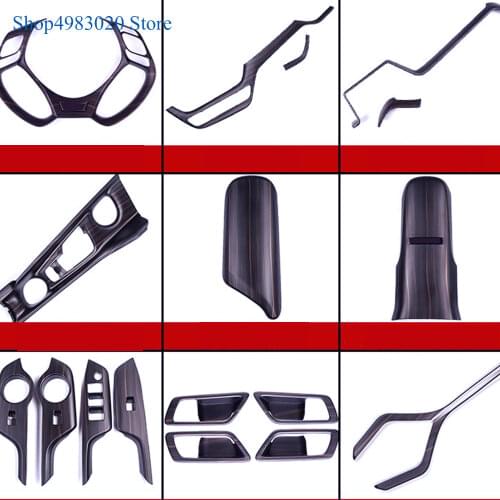 Car Auto Accessories After the peach wood grain modified gearbox frame, the air outlet glass switch for Toyota C-HR CHR2018 2019