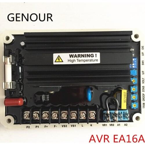 Automatic Generator Voltage Regulator Controller Module AVR EA16A FOR brushless GENERATOR 50-60Hz Alternator Automatic