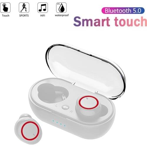 Y50 TWS Wireless headphones 5.0 Earphone Noise Cancelling Headset Stereo Sound Music In-ear Earbuds For Android IOS smart phone