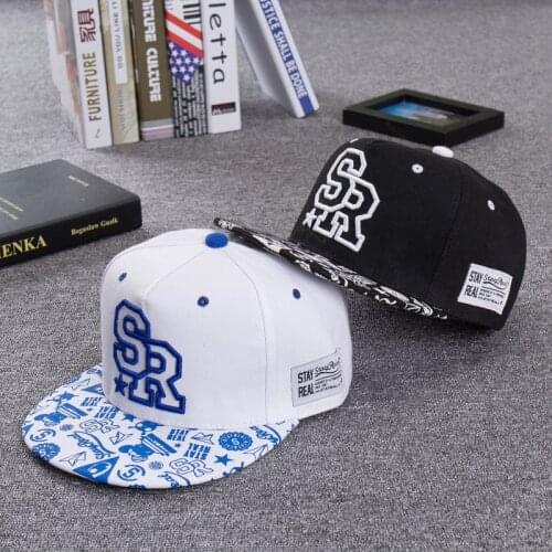 2021 NEW fashion embroidery letter SR baseball cap hip hop hat men and women outdoor sports and leisure flat shade snapback cap