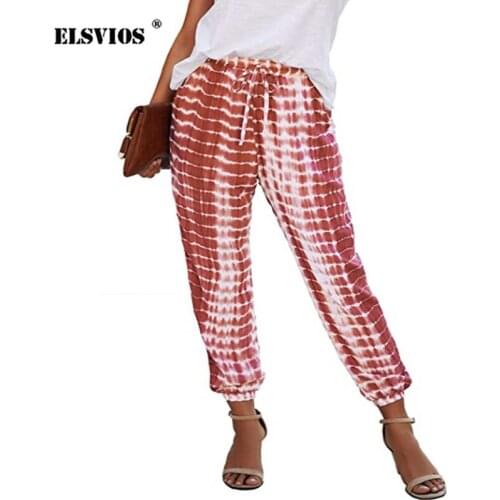 Vintage Striped Casual Trouser Spring Summer New Elasticated Feet Pants Women Drawstring Fashion Streetwear Harajuku Pencil Pant