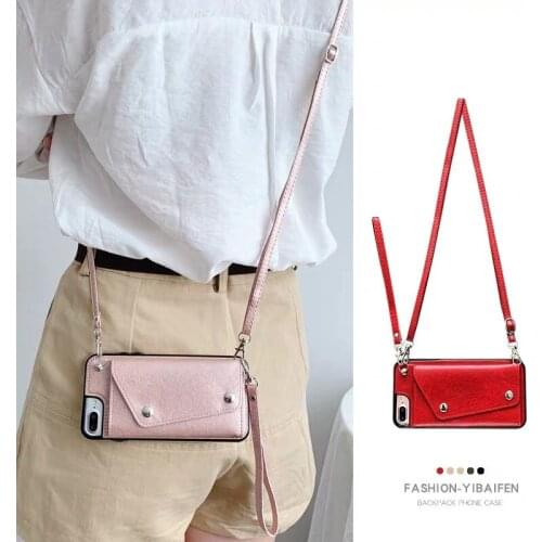 Wallet strap case for huawei p30 pro lite mate 30 20 pro lite case cover luxury leather card shoulder lanyard phone bag capa