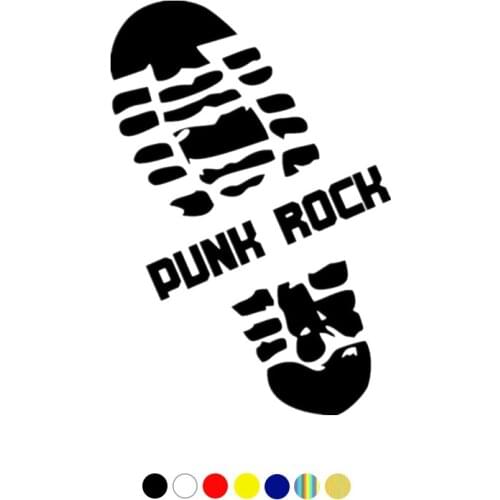 CS-10089# Funny Vinyl Decal PUNK ROCK Car Sticker Waterproof Auto Decors on Truck Bumper Rear Window Choose Size