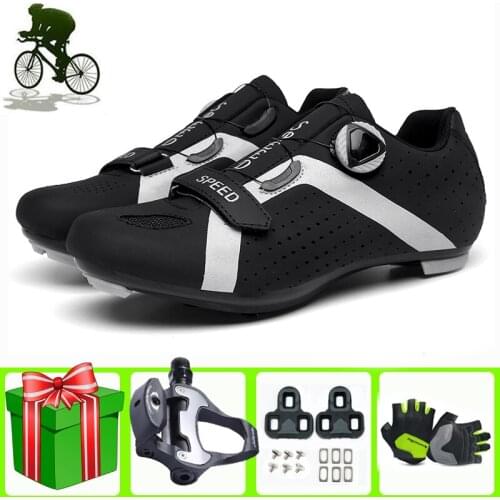 Men Women Cycling Shoes Self-Locking Road Bike Shoes Original Bicycle Sneakers Light Sports Training Shoes Outdoor Bicicleta