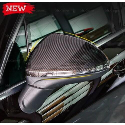 FOR PORSCHE CAYENNE 2015-2020 OEM STYLE CARBON FIBER MIRROR COVER TRIM TUNING PART FOR CAYENNE CARBON REARVIEW MIRROR COVER