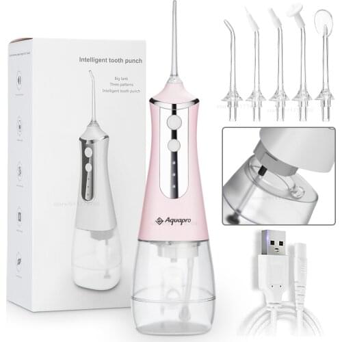 Ultrasonic Oral Irrigator Whitening Tooth Water Flosser 350ml Water Tank Dental Cleaner Teeth Flossing Jet Irrigation Oral Care