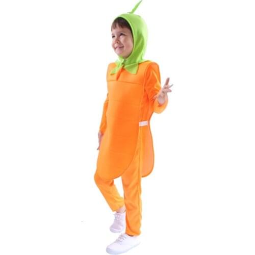 Child carrot kigurumi pyjamas newborn clothes anime infant overalls cute animal overalls dog cosplay overalls hooded overalls