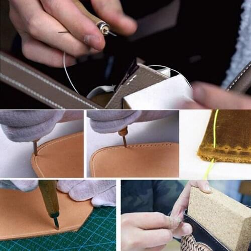 Leather Craft Elm Diamond Awl Household Leather DIY Tool Leather Sewing Tools