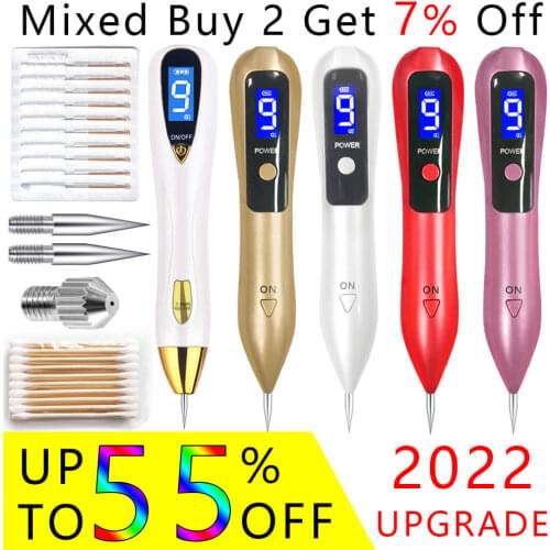 Mole Nevus Removal Laser Pen Wart Plasma Remover Skin Tattoo Pore Blackhead Acne Corn Freckle Electric Sweep Face Dark Age Spot