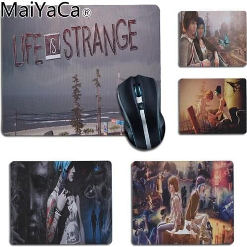 MaiYaCa life is strange Anti-Slip Durable Rubber mat mouse DIY Carpet Top Selling Non-Slip small Locked Edge mouse pad Gamer