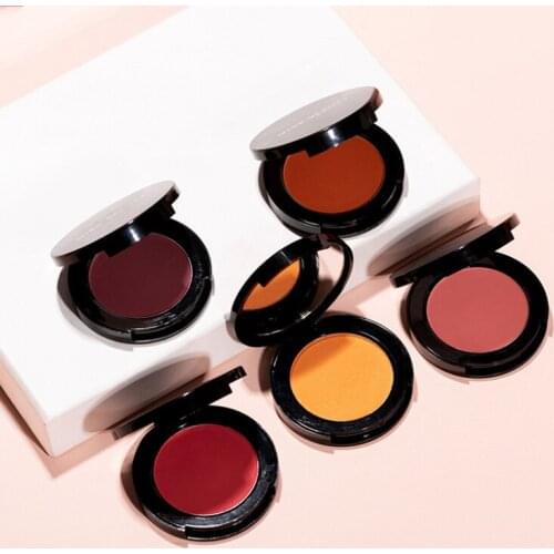 Matte Monochrome Blush Natural Easy To Wear Waterproof Long Lasting Skin-friendly Contour Shadow Makeup Blush TSLM1