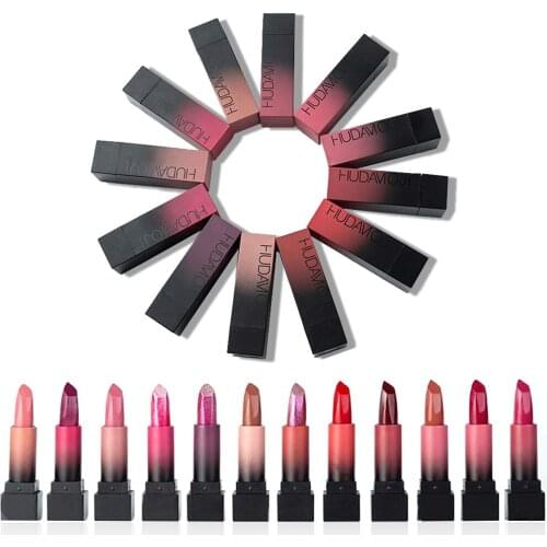 Lipstick Set 12Colors Velvet Matte Lipstick Set Sexy Lipstick Waterproof Long Lasting Nude Lipstick Makeup Cosmetic Kit